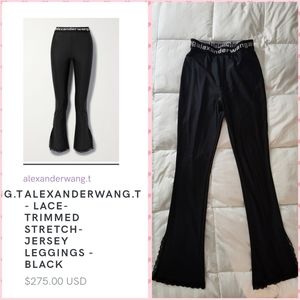 Stretch flare legged Alexander Wang pants